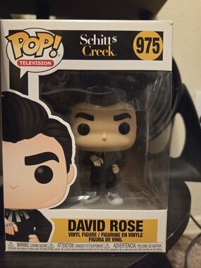 Funko Pop! Schitt's Creek David Rose Vinyl Figure - Black, White, Yellow